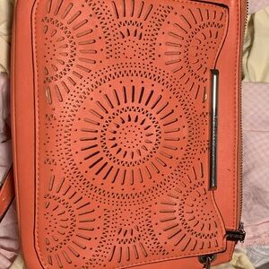 Coral Laser Cut Crossbody Bag